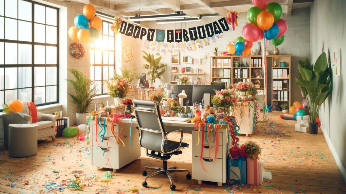 Office Birthday Decoration Ideas